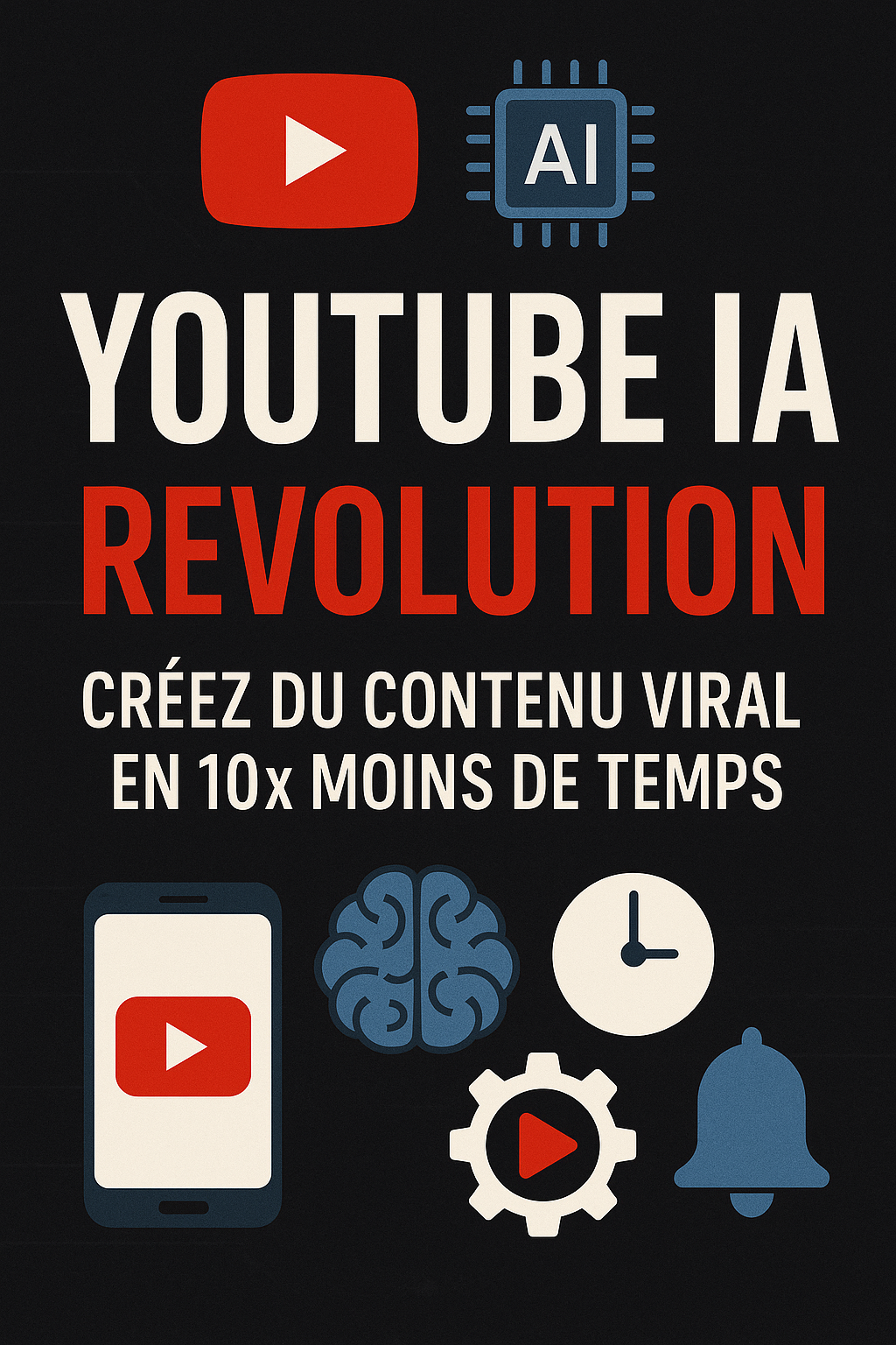 Ebook 12 - YOUTUBE IA REVOLUTION - CRÉEZ DU CONTENU VIRAL EN 10X MOINS DE TEMPS